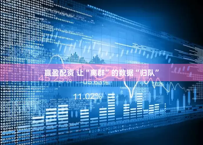 赢盈配资 让“离群”的数据“归队”