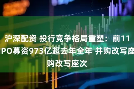 沪深配资 投行竞争格局重塑：前11月IPO募资973亿超去年全年 并购改写座次